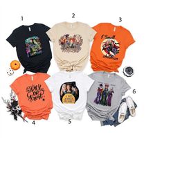 Halloween Shirt, Sanderson Sisters Shirt ,Halloween Vintage Shirt, Halloween Matching Shirt, Disney Halloween TShirts, H