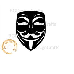 Anonymous SVG, Anonymous Mask SVG, Anonymous Png, Anonymous Mask Silhouette, Svg file for cricut