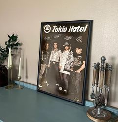 Tom Kaulitz  Vintage Poster, Tokio Hotel Poster,  No Framed, Gift