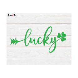 St Patricks day svg, shamrock svg, patricks day shirt,Irish, Shamrock, Lucky, SVG, Lucky Arrow SVG, Dxf vector Clipart E