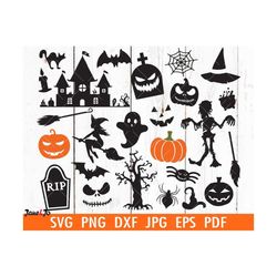 Halloween SVG,Halloween Witch svg,Halloween Ghost svg,Halloween bundle svg Vector,Halloween Silhouette,halloween svg fil