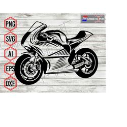 Motorcycle svg, Racing svg, Motor Racing svg - Cricut, CNC, Laser, Vinyl Cutter, Decal Sticker, T-Shirt File.
