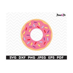 Donut svg ,Doughnut SVG ,Circut cut files,Silhouette Cut Files,cake svg,Candy, Donut Cut File,Sprinkle Donut SVG file,Pr