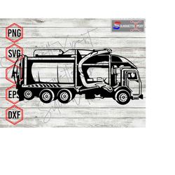 Garbage Truck svg, Waste Truck Collector svg, Truck svg - Clipart, Cricut, CNC, Vinyl Cutter, Decal Sticker, T-Shirt Fil