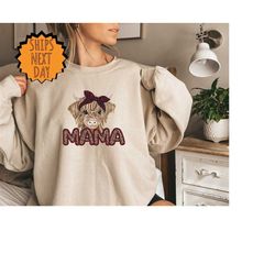 Western Mama Leopard Sweatshirt, Happy Mothers Day Sweatshirt, Western Mama Sweater, Howdy Cowgirl Daughter, Mother's Da