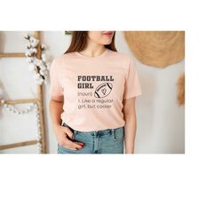 Football Girl Explanation shirt, Football Shirt, Women Sport Lover, Football Youth Sleeve, Football Girl, Football Mom S