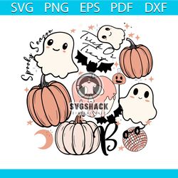 Spooky Season Trick Or Treat Boo SVG Cutting Digital File
