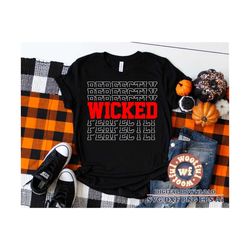 Perfectly Wicked svg, Trick or Treat svg, Fall svg, Autumn svg, Halloween svg, Boo svg, Stacked svg, Svg Dxf Eps Ai Png
