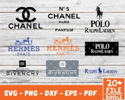 Chanel Svg,  Hermes Svg ,Fashion Brand Svg , Luxury Brand Svg