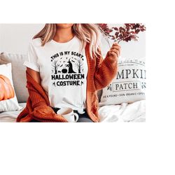 Funny Halloween Shirt, This Is My Halloween Costume T-Shirt, Halloween Gift, Halloween Costume Shirt, Costume For Hallow