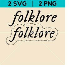 Folklore PNG | Taylor Swift SVG | Digital Clip Art Vector Files | Cricut, Silhouette, Cut Files