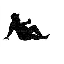 mudflap guy svg, beer can svg, fat chubby man svg, thick sexy curvy trucker guy svg. vector cut file cricut, silhouette,