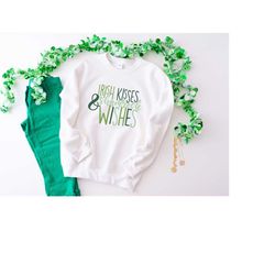 Funny St. Patrick Day Shirt, Shamrock Shirt, St. Patty's Shirt, Irish Shirt, Women's St. Patrick Day Gift, Irish Kisses