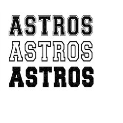 Astros Svg, Astros Varsity Font, Go Astros Svg, Astros Jersey, Astros Team Mascot. Vector Cut file Cricut, Silhouette, P