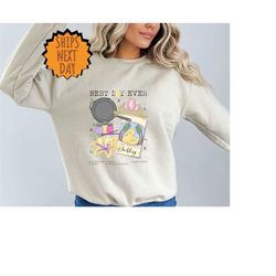 Best Day Ever Sweatshirt, Best Day Ever Tie Dye Sweater, Disney Funny Sweatshirt, Gift For Her, Unisex Fit Sweater