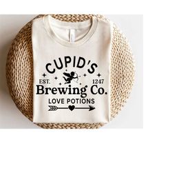 Cupid's Brewing Co SVG, Valentine SVG, Funny Valentines Day Shirts For Woman, Valentine Gift, Sublimation, Svg Files for