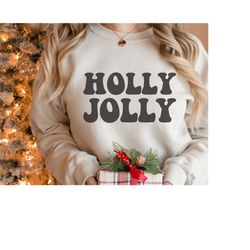 Holly Jolly SVG, Christmas SVG, Christmas Magic SVG, Believe svg, Family Holiday Shirt, Holiday Couples Shirt, Cricut Ch