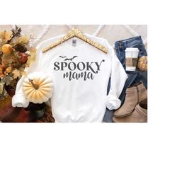 Spooky Mama SVG, PNG, Spooky Shirt, Halloween Shirt, Spooky svg, Mama Halloween SVG, Mom Halloween svg, Png Sublimation