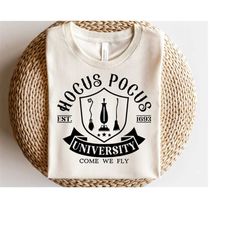 Hocus Pocus University, Hocus Pocus SVG, Halloween Svg, Come We Fly Svg, Witch Svg, Hocus Pocus Png, Halloween Shirt, Sv