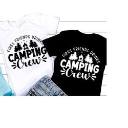 Camping Crew SVG, Camping Svg, Summer Quote Svg, Summer Vacation Shirt, Camp Life Png, Svg Files For Cricut