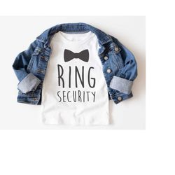 Ring Security SVG, Ring Security Shirt, Wedding svg, Page Boy SVG, Ring Bearer SVG, Ring Bearer Shirt, Flower Girl svg p