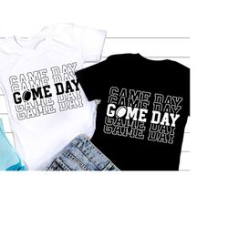 Game Day SVG, Football Mom Svg, Game Day T-Shirt, Fall Design, Football Shirt, Football Mom Png, Svg Files For Cricut