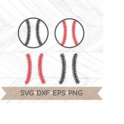 baseball svg - baseball dxf, eps, png, cut file - baseball cricut svg - baseball silhouette cut file -baseball clip art-