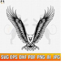 Eagle Svg, Eagle Attacks Svg, Eagle USA Svg, American Eagle Svg, Eagle Through Flag Svg, Eagle Clipart, Eagle Cricut, Ea
