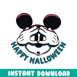 Disney Mickey Mouse Happy Halloween SVG Download