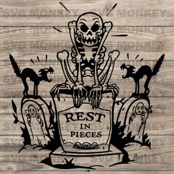Silly Symphony The Skeleton Rest In Pieces SVG Download SVG EPS DXF PNG