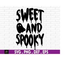 Sweet And Spooky, Halloween svg, Sweet And Spooky SVG, Girls Halloween Shirt svg, Halloween Decor SVG, Sweet And Spooky