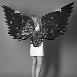 Black wings demon, cosplay wings, angel wings costume, wings photo prop, angel wings adult, devil angel, Wings for Men