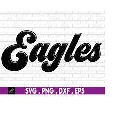 Eagles Tee Svg, Eagles Svg, Eagles Shirt Svg, School Spirit, Cute Design Cut File