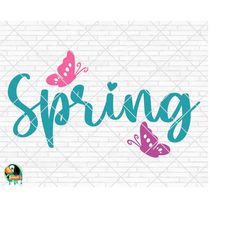 Spring SVG, Hello Spring Svg, Easter Svg, Spring Design for Shirts, Spring Quotes, Spring Cut Files, Cricut, Silhouette,
