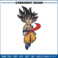 Goku kid nike embroidery design, Dragonball embroidery, Embroidery file, Embroidery shirt, Emb design, Digital download