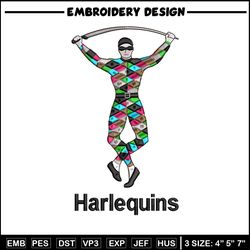 Harlequins embroidery design, Harlequins embroidery, Embroidery file, Embroidery shirt, Emb design, Digital download