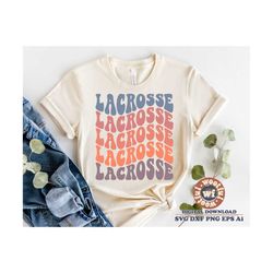 lacrosse svg, lax svg, lacrosse fan svg, lacrosse mom svg, sports, boho svg, wavy letters svg, svg dxf eps ai png silhou