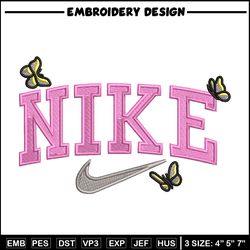 Nike butterfly embroidery design, Butterfly embroidery, Nike design, Embroidery shirt, Embroidery file, Digital download