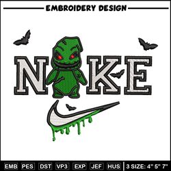 Nike oogie boogie embroidery design, Horror embroidery, Nike design, Embroidery shirt, Embroidery file, Digital download
