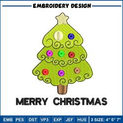 Tree chrismas embroidery design, Chrismas embroidery, Embroidery file, Embroidery shirt, Emb design,Digital download