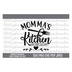 Country Kitchen Svg Momma's Kitchen Svg Mama's Kitchen Svg Farmhouse Kitchen Svg Momma's Kitchen Png Kitchen Quotes Svg