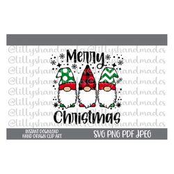 Gnome Christmas Svg, Christmas Gnomes Svg, Christmas Gnomes Png, Merry Christmas Svg, Merry Christmas Png, Funny Christm