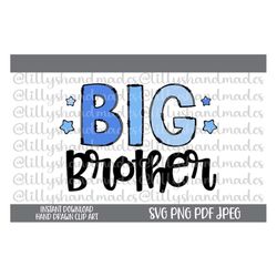 Big Brother Svg, Big Brother Shirt Svg, Big Brother Png, Promoted to Big Brother Svg, Big Brother Again Svg, Big Bro Svg