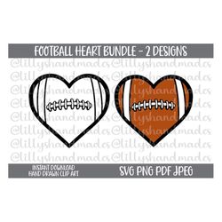 Football Heart Svg, Heart Football Svg, Love Football Svg, Football Love Svg, Football Heart Png, Heart Football Png, Lo
