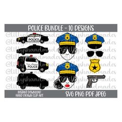 Police Svg Police Car Svg, Police Badge Svg Police Officer Svg Police Invitation Svg, Woman Police Officer Female Police