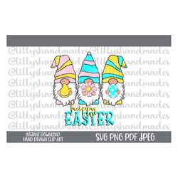 Happy Easter Svg Files, Easter Gnome Svg, Gnome Png, Gnomes Svg, Gnomes Png, Easter Png, Easter Sublimation Designs, Eas