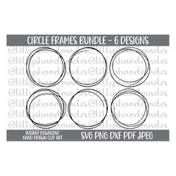 Circle Frame Svg Circle Svg, Circle Frames Svg, Circle Frame Png Round Frame Svg, Double Circle Svg, Circle Border Svg,