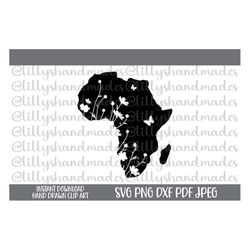 Africa Svg File, Africa Png, Africa Vector, African Svg, African Png, Africa Cut File, Love Africa Svg, Africa Silhouett