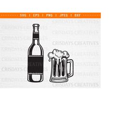 beer svg, beer bottle svg, beer mug svg, beer label svg, beer party decor design svg, beer stencil png, beer template pn