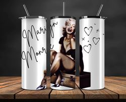 Marilyn Monroe Tumbler Wrap Png, Marilyn Monroe Png 07